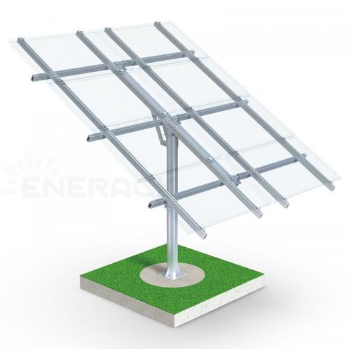 Pole solar mounting system