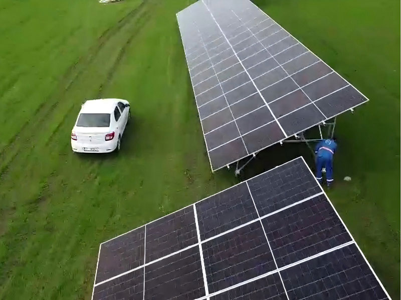 Projet de système de montage au sol standard Enerack