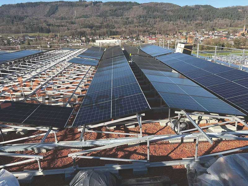 Excellent boîtier de montage pour toitures vertes en Suisse