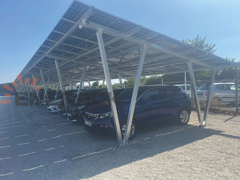 Excellent all-aluminum carport case in Croatia
