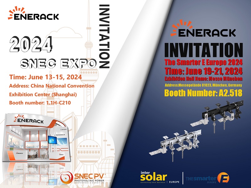 Enerack sera présent à deux salons solaires internationaux clés