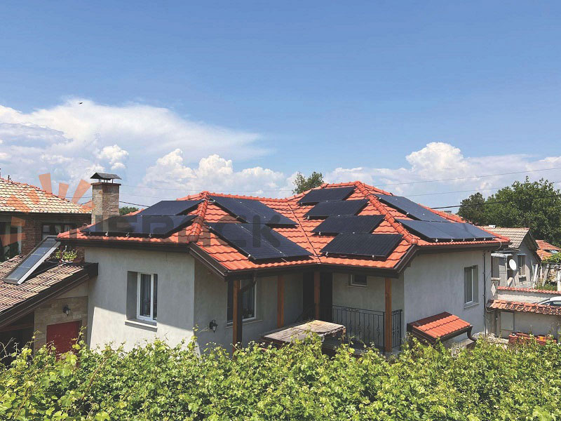 Cas d'installation d'un toit en tuiles